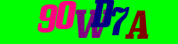 Blue Captcha Image