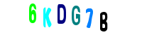 Blue Captcha Image