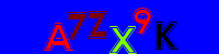 Blue Captcha Image