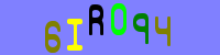 Blue Captcha Image