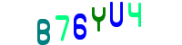 Blue Captcha Image