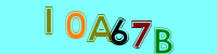 Blue Captcha Image