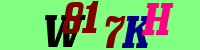 Blue Captcha Image