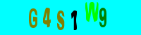 Blue Captcha Image
