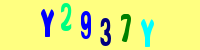 Blue Captcha Image