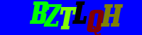 Blue Captcha Image