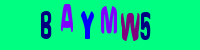 Blue Captcha Image