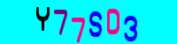 Blue Captcha Image