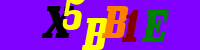 Blue Captcha Image