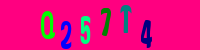 Blue Captcha Image