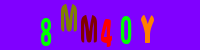 Blue Captcha Image