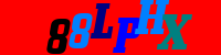 Blue Captcha Image