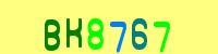 Blue Captcha Image