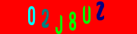 Blue Captcha Image