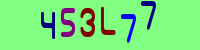 Blue Captcha Image