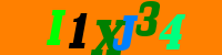Blue Captcha Image