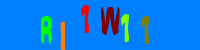 Blue Captcha Image