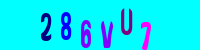 Blue Captcha Image