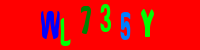 Blue Captcha Image