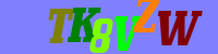 Blue Captcha Image