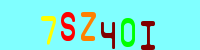 Blue Captcha Image