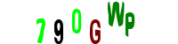 Blue Captcha Image