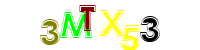 Blue Captcha Image