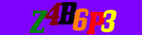 Blue Captcha Image