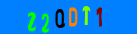 Blue Captcha Image
