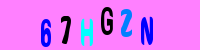 Blue Captcha Image
