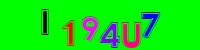 Blue Captcha Image