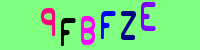 Blue Captcha Image
