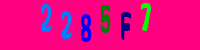 Blue Captcha Image