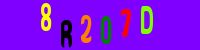 Blue Captcha Image