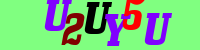 Blue Captcha Image