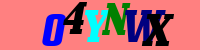 Blue Captcha Image