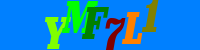 Blue Captcha Image