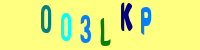 Blue Captcha Image