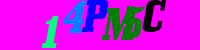 Blue Captcha Image