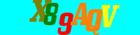 Blue Captcha Image