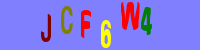 Blue Captcha Image