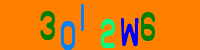 Blue Captcha Image