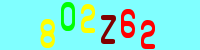 Blue Captcha Image