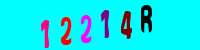 Blue Captcha Image