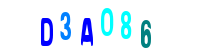 Blue Captcha Image