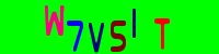 Blue Captcha Image