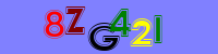 Blue Captcha Image