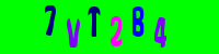 Blue Captcha Image