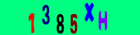 Blue Captcha Image