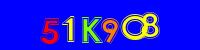 Blue Captcha Image